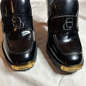 Karl Lagerfeld Loafer Heels. Size 11. Never worn.